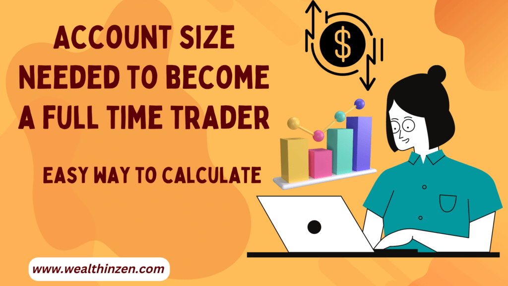 This article explains how one should calculate the account size needed to become a full time trader