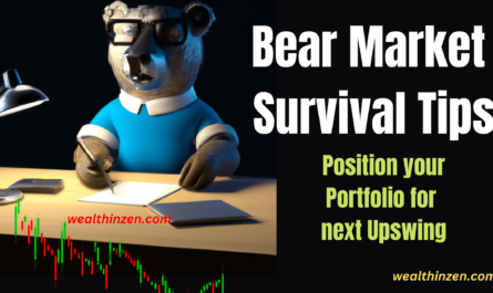 This image explains how one should make a checklist and a stock watchlist during bear market. Also explains bear market tips and strategies