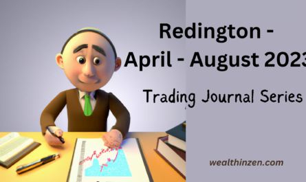 This article explains how I exited a stock at the right time and how I managed risk in trading. This is a trading journal