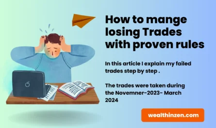 this article explaing how one can become an expert in managing losing trades in stock market, using price action and easy sell rules